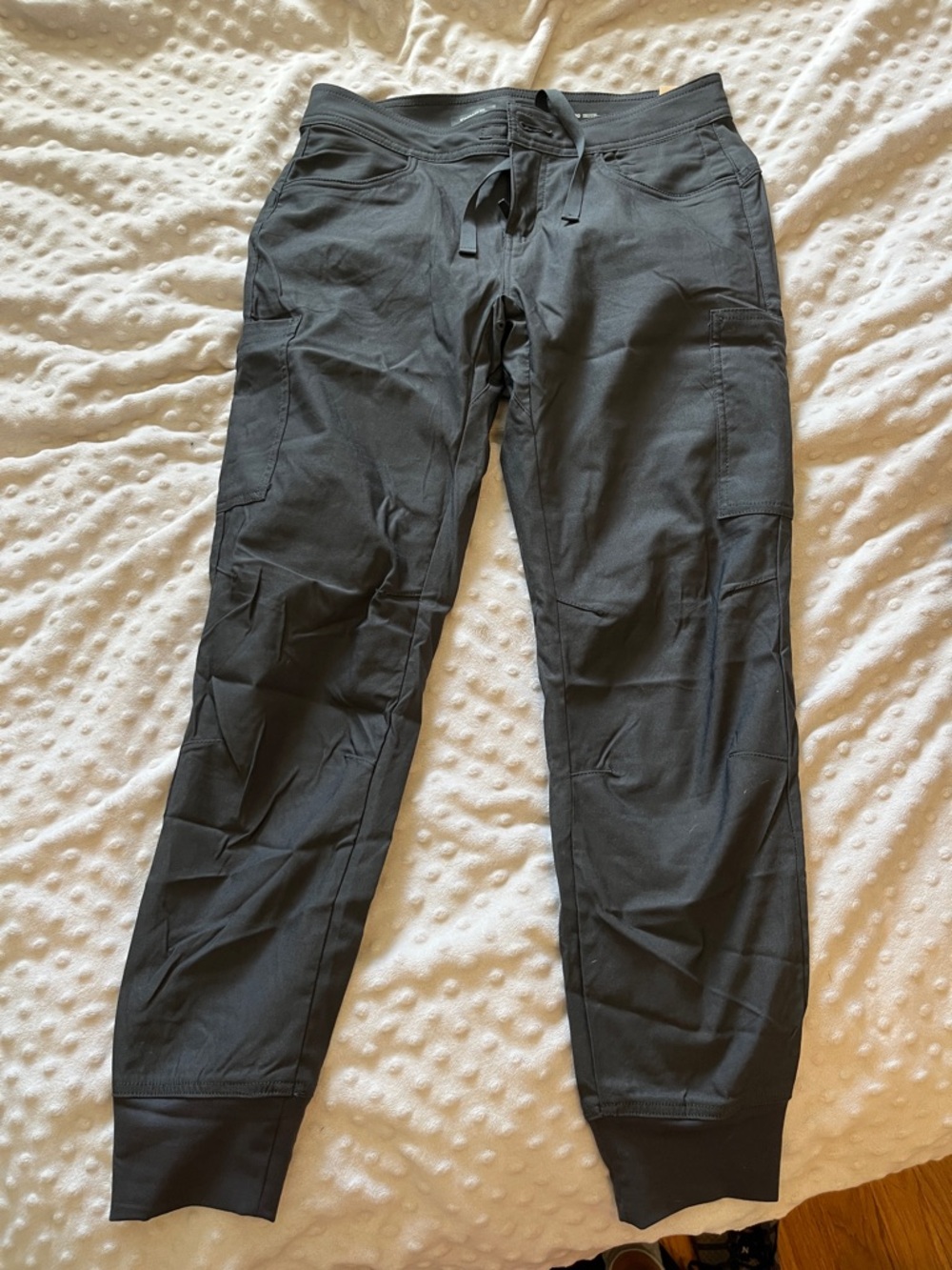 Prana Black womens Cargo Joggers with Drawstring